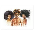 thumbnail image 1 of Designart ' Afro American Fashion Portraits ' Glam Canvas Wall Art Print, 1 of 4