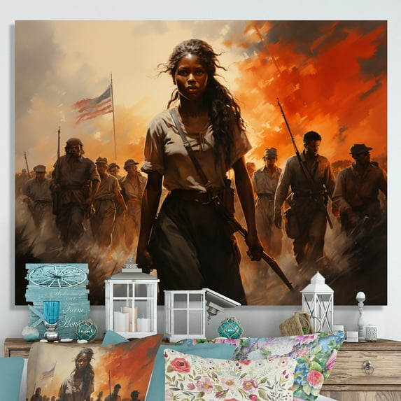 Designart "Afro-American Liberties" African American Wall Decor