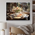 thumbnail image 1 of Designart "Afternoon Tea Country Clubs painting III" Country Clubs Floater Framed Canvas Print, 1 of 7