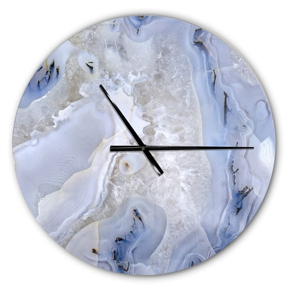 Designart 'Agate Stone ' Modern wall clock