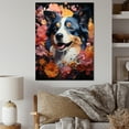 thumbnail image 1 of Designart "Akita'S Enigmatic Aura" Animals Dog Canvas Art Print, 1 of 7