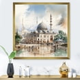 thumbnail image 1 of Designart "Al-Aqsa Mosque Prophet’s III" Spiritual Framed Wall Art Decor - Global Beige Islam Entryway Framed Wall Art, 1 of 6