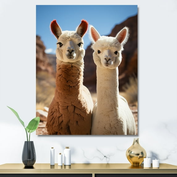 Designart "Alcapas Soft Protectors" Animals Wall Art Living Room