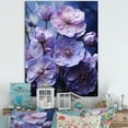 thumbnail image 1 of Designart "Allure Of The Mystical" Violets Wall Art Living Room, 1 of 7
