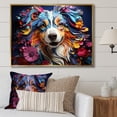 thumbnail image 1 of Designart "Alluring Australian Shepherd II" Animals Dog Floater Framed Wall Art Prints, 1 of 5