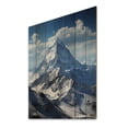 thumbnail image 1 of Designart "Alps Peaks France French wall decor II" France Print on Natural Pine Wood, 1 of 5