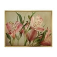 thumbnail image 1 of Designart 'Alstroemeria Flower Retro ' Traditional Framed Canvas Wall Art Print, 1 of 5