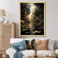 thumbnail image 1 of Designart "Amazonian Dream Exploring the Jungle II" Landscapes Framed Wall Art - Tropical Green Jungle Hallway Framed Wall Art Decor, 1 of 6