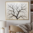 thumbnail image 1 of Designart "American Basswood In Minimalism" Tree Amercian Basswood Floater Framed Canvas Art Print, 1 of 5