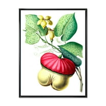 Designart 'American Vintage Flowers I' Traditional Framed Canvas Wall Art Print
