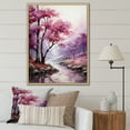 thumbnail image 1 of Designart "Amethyst Tinted Maples I" Tree Maple Floater Framed Canvas Prints, 1 of 5