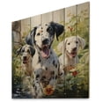 thumbnail image 1 of Designart "An Amazing Realistic Watercolor Illustration" Animals Print on Natural Pine Wood, 1 of 5