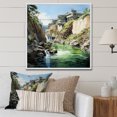 thumbnail image 1 of Designart "Analytical Drawing Of Dams" Dams Floater Framed Wall Art Prints, 1 of 5