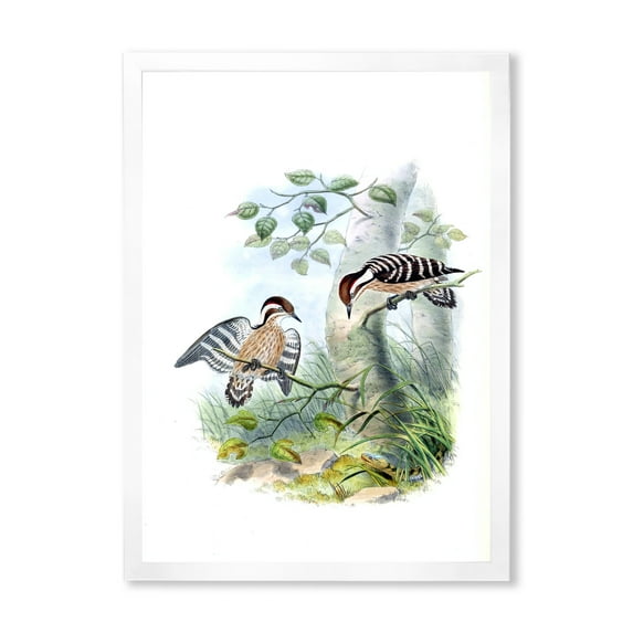 Designart 'Ancient Birds In The Wild I' Traditional Framed Art Print
