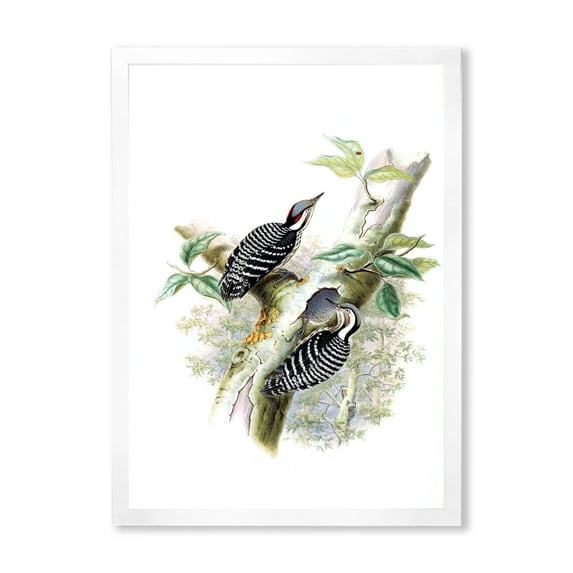 Designart 'Ancient Birds In The Wild V' Traditional Framed Art Print