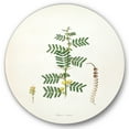 thumbnail image 1 of Designart 'Ancient Blossoming Flower III' Farmhouse Circle Metal Wall Art 29x29 - Disc of 29, 1 of 5