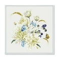 thumbnail image 1 of Designart 'Ancient Chrysanthemums With Bouquet II' Traditional Framed Canvas Wall Art Print, 1 of 5