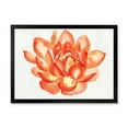 thumbnail image 1 of Designart 'Ancient Detail of A Orange Lotus' Traditional Framed Art Print, 1 of 4
