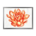 thumbnail image 1 of Designart 'Ancient Detail of A Orange Lotus' Traditional Framed Art Print, 1 of 4
