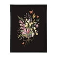 thumbnail image 1 of Designart 'Ancient Floral Summer Wildflowers Arrangement' Traditional Framed Canvas Wall Art Print, 1 of 5