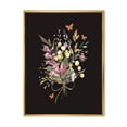 thumbnail image 1 of Designart 'Ancient Floral Summer Wildflowers Arrangement' Traditional Framed Canvas Wall Art Print, 1 of 5