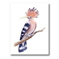 thumbnail image 1 of Designart ' Ancient Hoopoe Bird On A Branch ' Traditional Canvas Wall Art Print, 1 of 4