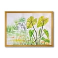 thumbnail image 1 of Designart 'Ancient Lotus Pond' Lake House Framed Art Print, 1 of 4