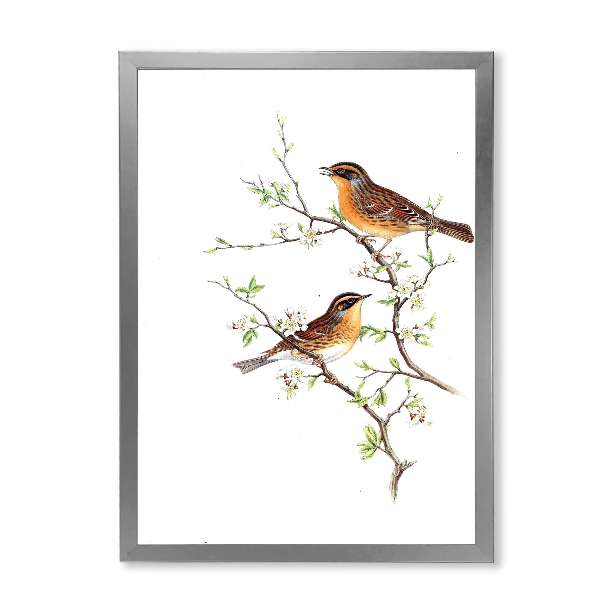 Designart 'Ancient Mammals II' Farmhouse Framed Art Print