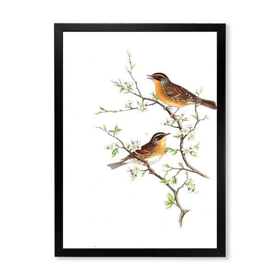 Designart 'Ancient Mammals II' Farmhouse Framed Art Print