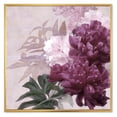 thumbnail image 1 of Designart 'Ancient Pink and Purple Flowers I' Traditional Framed Canvas Wall Art Print, 1 of 5