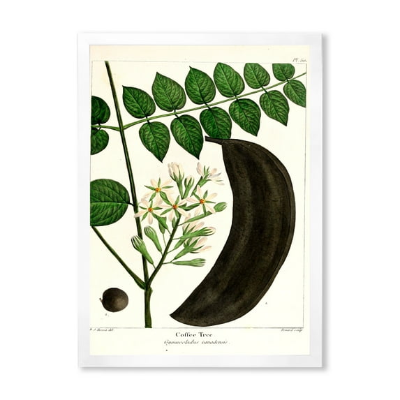 Designart 'Ancient Plant Life IX' Traditional Framed Art Print