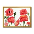thumbnail image 1 of Designart 'Ancient Red Poppies I' Traditional Framed Art Print, 1 of 4