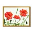 thumbnail image 1 of Designart 'Ancient Red Poppies III' Traditional Framed Art Print, 1 of 4