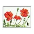 thumbnail image 1 of Designart 'Ancient Red Poppies III' Traditional Framed Canvas Wall Art Print, 1 of 5