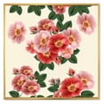 thumbnail image 1 of Designart 'Ancient Red Roses' Traditional Framed Canvas Wall Art Print, 1 of 5