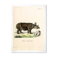 thumbnail image 1 of Designart 'Ancient Rhinoceros' Farmhouse Framed Art Print, 1 of 4