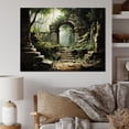 thumbnail image 1 of Designart "Ancient Ruins in Thailand II" Thailand Canvas Wall Art, 1 of 5