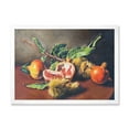 thumbnail image 1 of Designart 'Ancient Still Life of Orange Fruits' Traditional Framed Art Print, 1 of 4