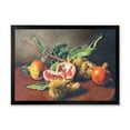 thumbnail image 1 of Designart 'Ancient Still Life of Orange Fruits' Traditional Framed Art Print, 1 of 4