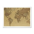 thumbnail image 1 of Designart 'Ancient World Map III' Vintage Framed Art Print, 1 of 4