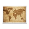 thumbnail image 1 of Designart 'Ancient World Map V' Vintage Framed Art Print, 1 of 4