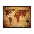 thumbnail image 1 of Designart 'Ancient World Map XI' Vintage Framed Canvas Wall Art Print, 1 of 5