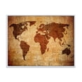 thumbnail image 1 of Designart 'Ancient World Map XI' Vintage Framed Canvas Wall Art Print, 1 of 5