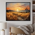 thumbnail image 1 of Designart "And Pastel Countryside Wheat painting I" Landscapes Floater Framed Canvas Art Print, 1 of 7