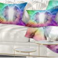 thumbnail image 1 of Designart Angel Wings on Rainbow Background - Abstract Throw Pillow - 12x20, 1 of 5