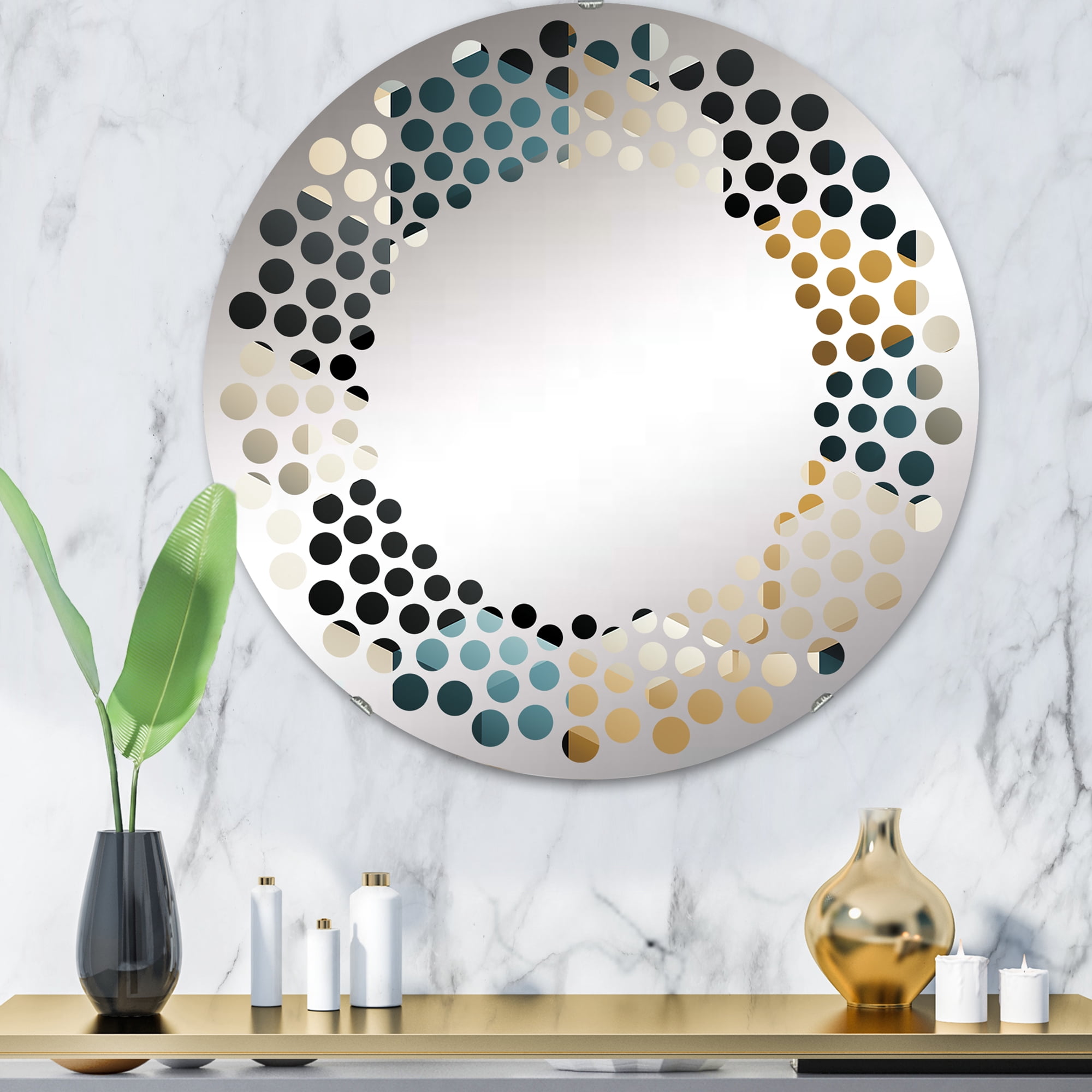 Angular Mirror Design Designart