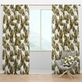 thumbnail image 1 of Designart 'Animals Wild Pattern' Animals Blackout Curtain Panel, 1 of 4