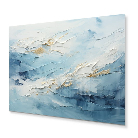 Designart "Antartica modern Tundra Bold II" Modern Metal Wall Decor