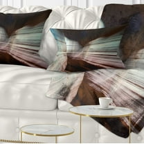 Designart Antelope Canyon Arizona - Landscape Photo Throw Pillow - 12x20