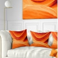 thumbnail image 1 of Designart Antelope Canyon Orange Wall - Landscape Photography Throw Pillow - 18x18, 1 of 5